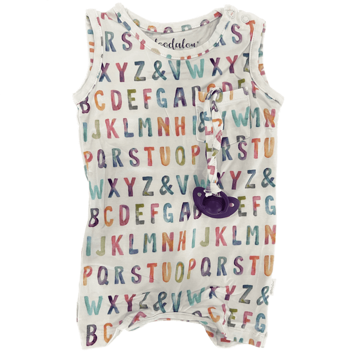 ABC I Love You Bamboo Baby Romper
