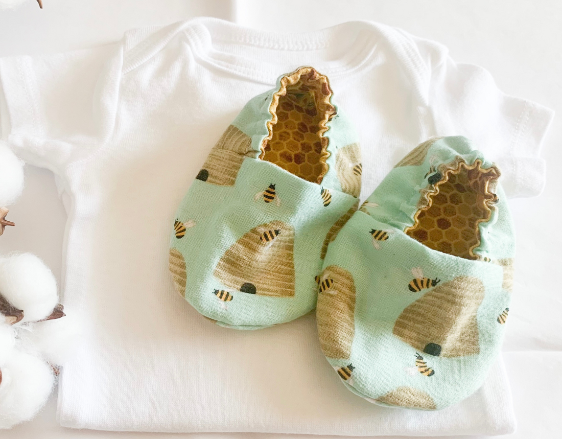 Honey Bee Elastic Baby Shoes