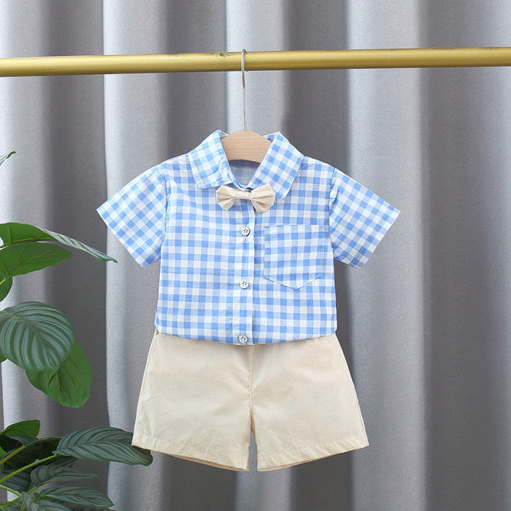 Summer Baby Turn-Down Collar Short
