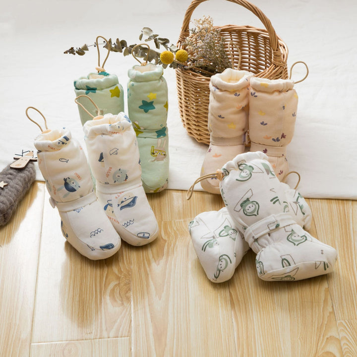 Baby Cartoon Pattern Toddler Cotton Shoes