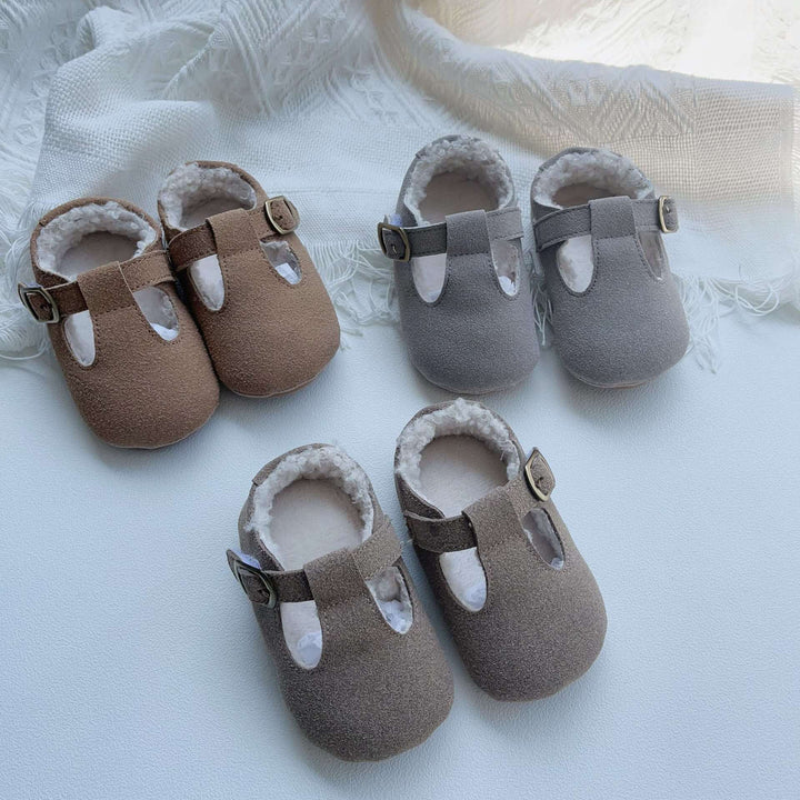 Baby Girl Plush Warm Anti-Slip Shoes