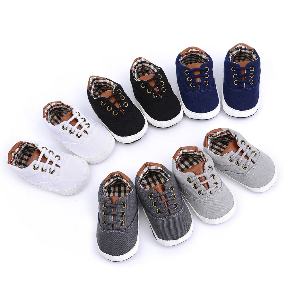 Solid color Baby canvas shoes