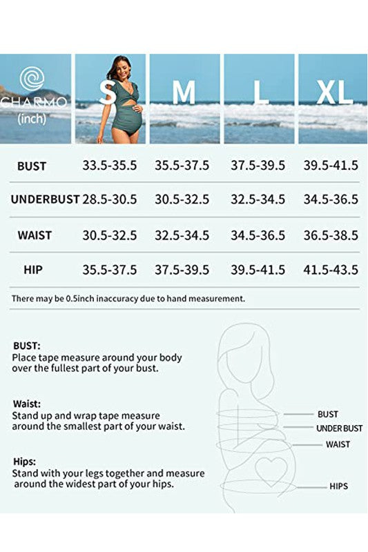 Ruch Floral Maternity Swimsuit