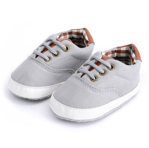 Solid color Baby canvas shoes