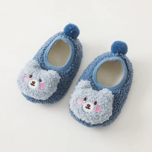 Baby 3D Bear Patched Warm Shoes