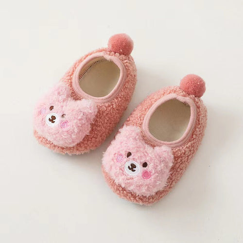 Baby 3D Bear Patched Warm Shoes
