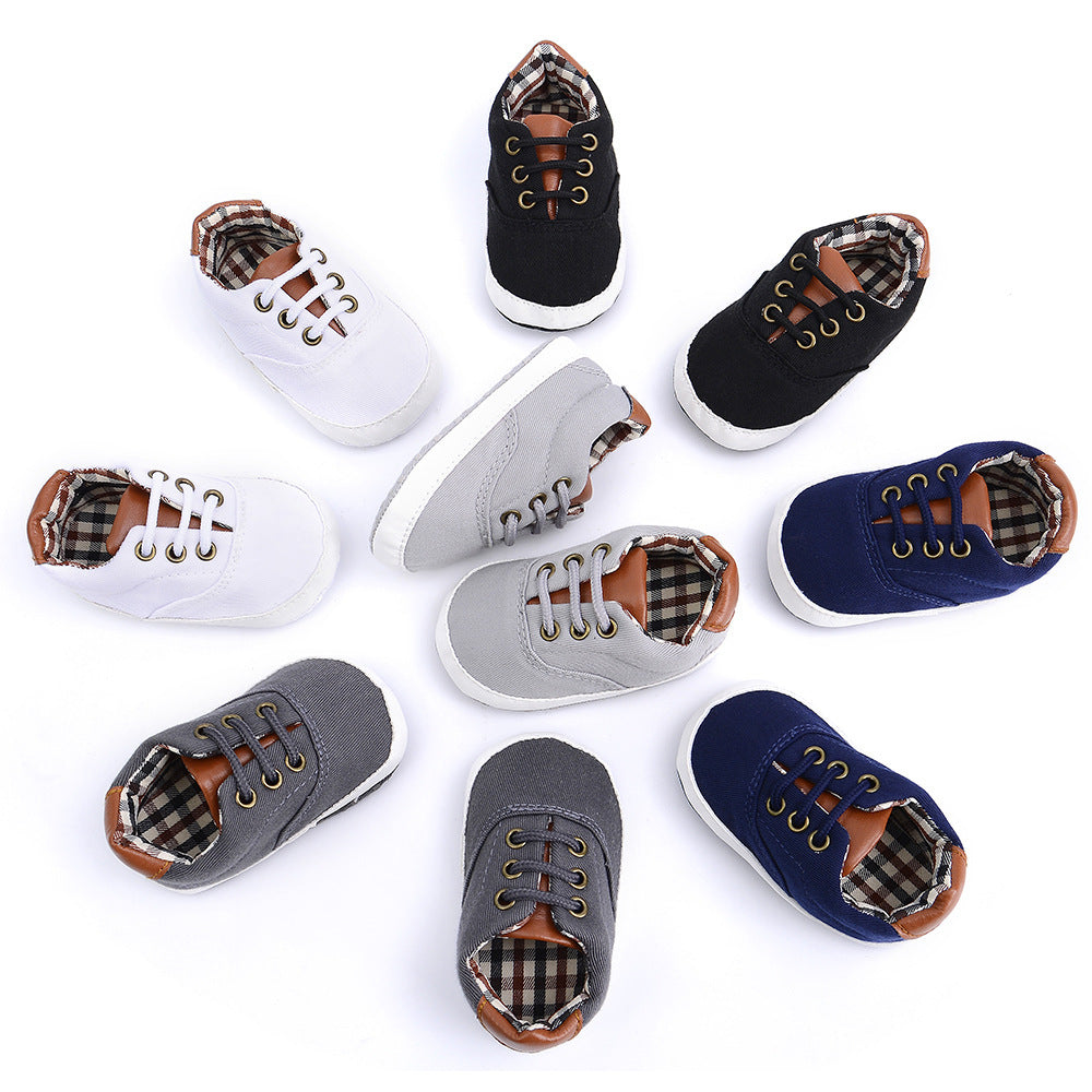 Solid color Baby canvas shoes