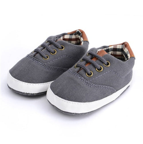 Solid color Baby canvas shoes