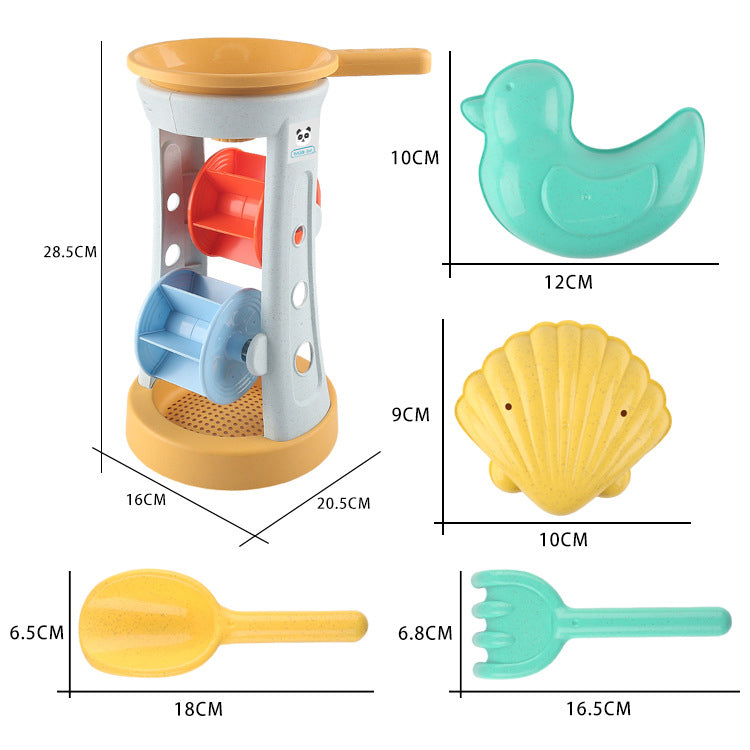 Babies Wheat Straw Sandy Beach Toys