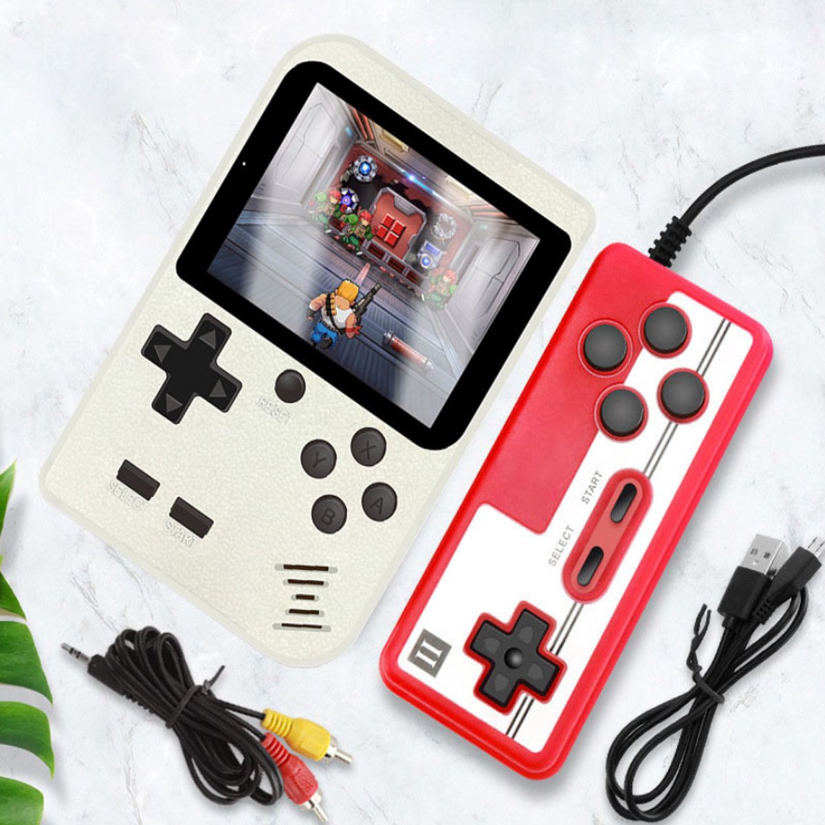 Portable Game Pad With 400 Games Toy Set