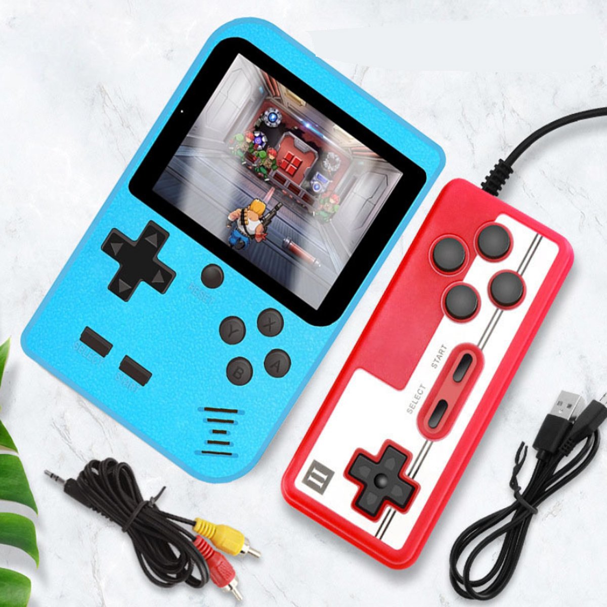 Portable Game Pad With 400 Games Toy Set
