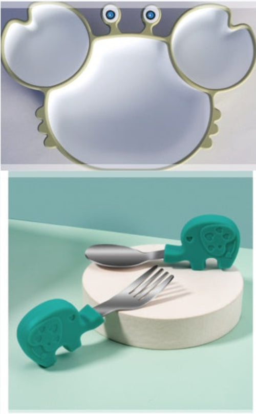 Silicone Baby Dishes for Children's Tableware
