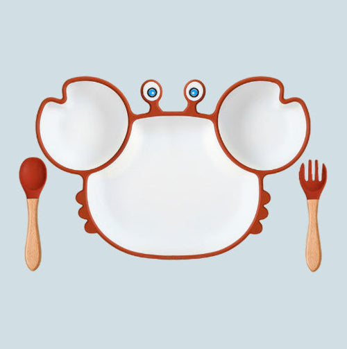 Silicone Baby Dishes for Children's Tableware