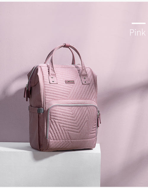 Modern Quilted Diaper Backpack