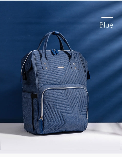 Modern Quilted Diaper Backpack