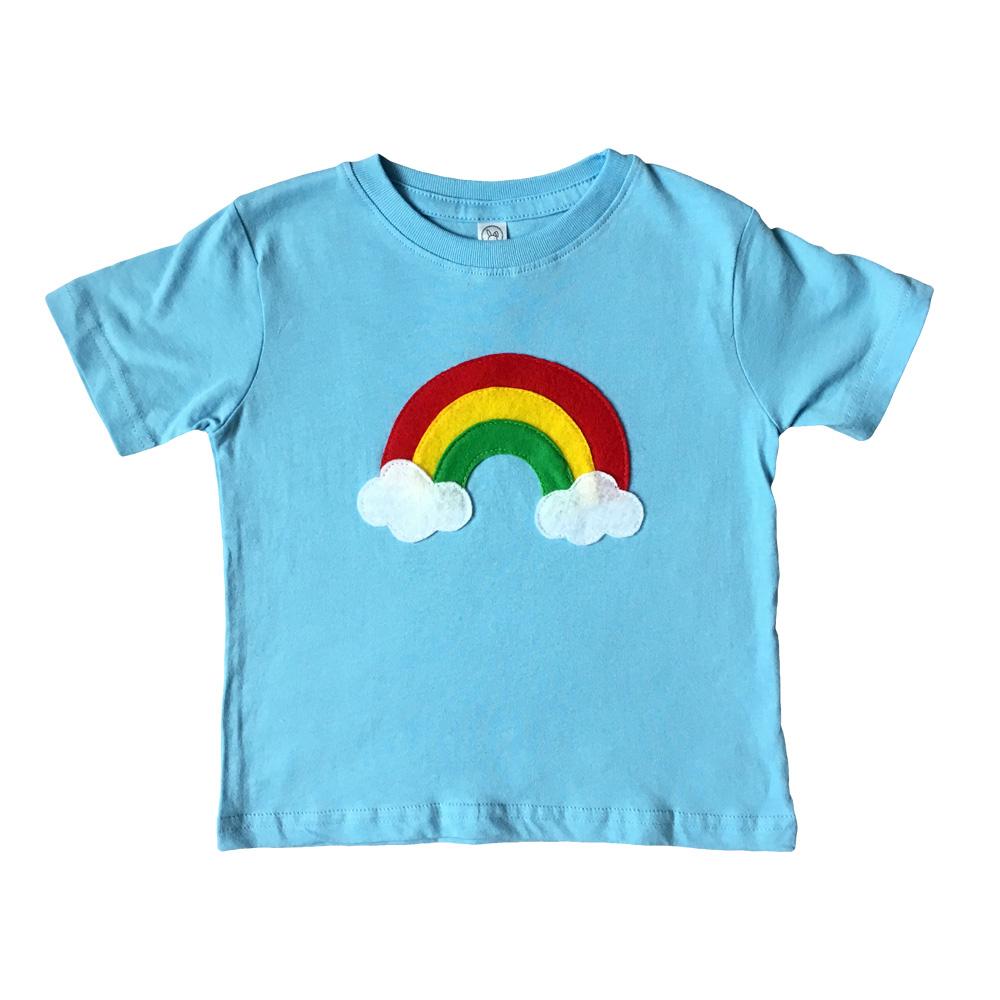 Aloha Rainbow Kids Baby Blue Shirt
