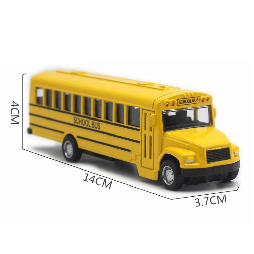 Alloy Inertial School Bus Baby Boy Toys