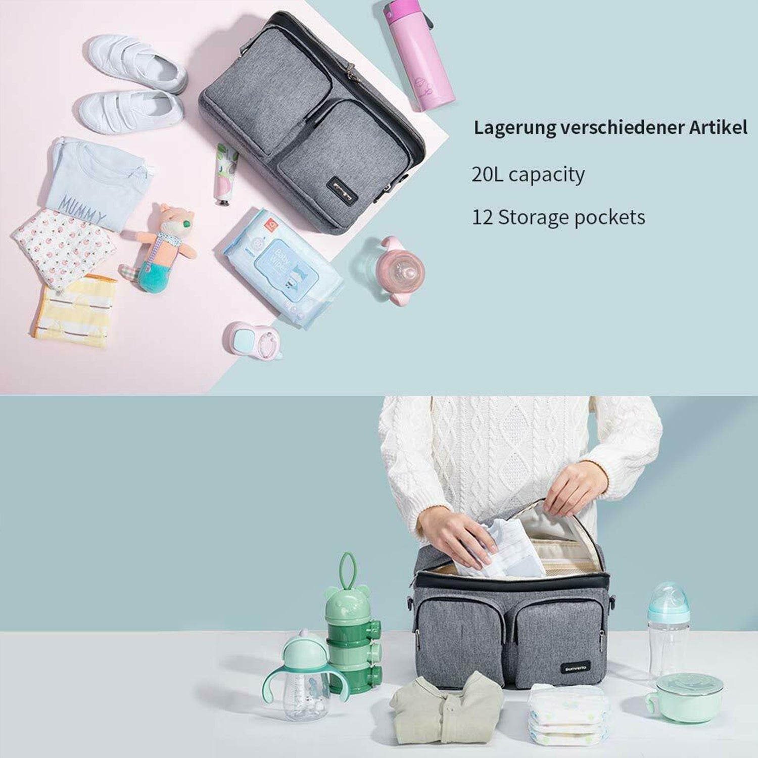 Stroller Organizer Diaper Bag