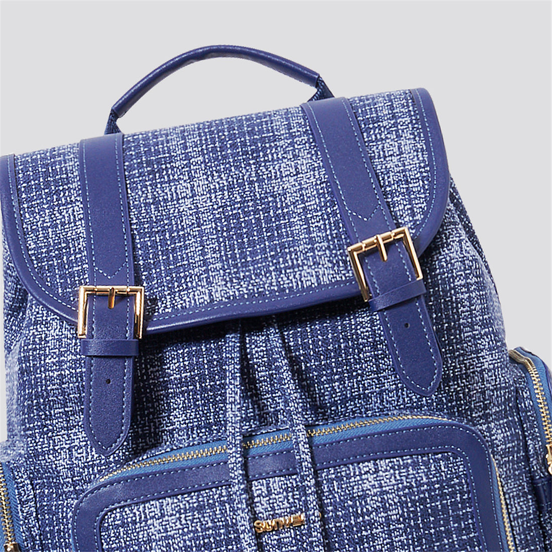 Fashion Tweed Baby Diaper Backpack