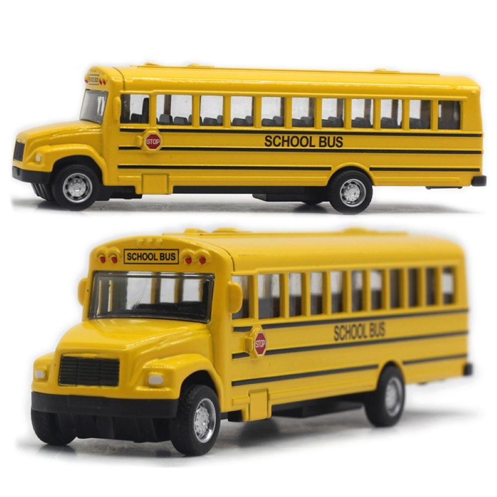 Alloy Inertial School Bus Baby Boy Toys