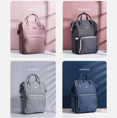 Modern Quilted Diaper Backpack