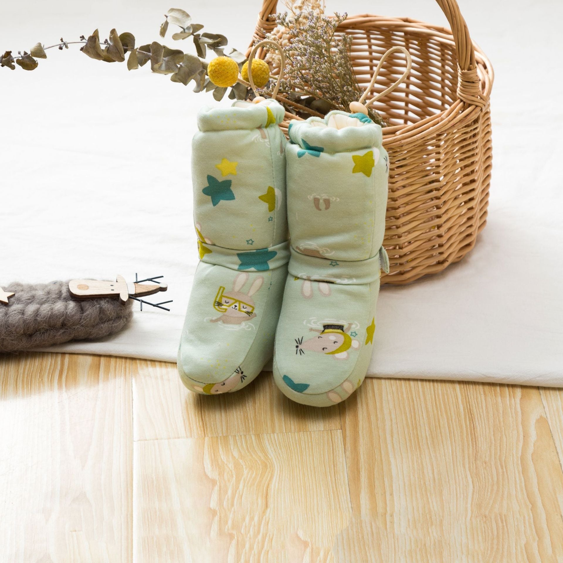 Baby Cartoon Pattern Toddler Cotton Shoes