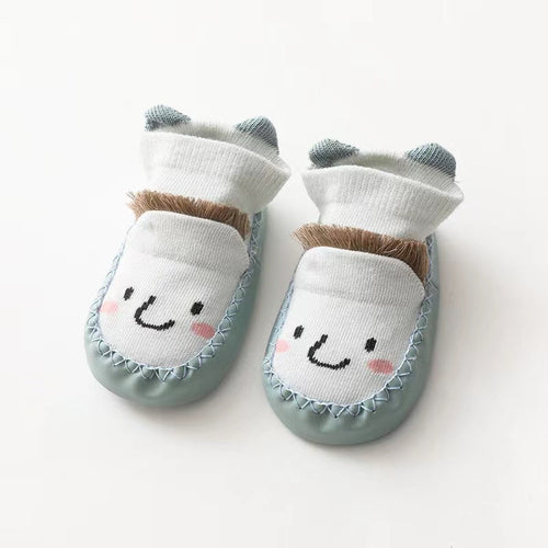 Baby Cartoon Embroidered Non-Slip Toddler Shoes