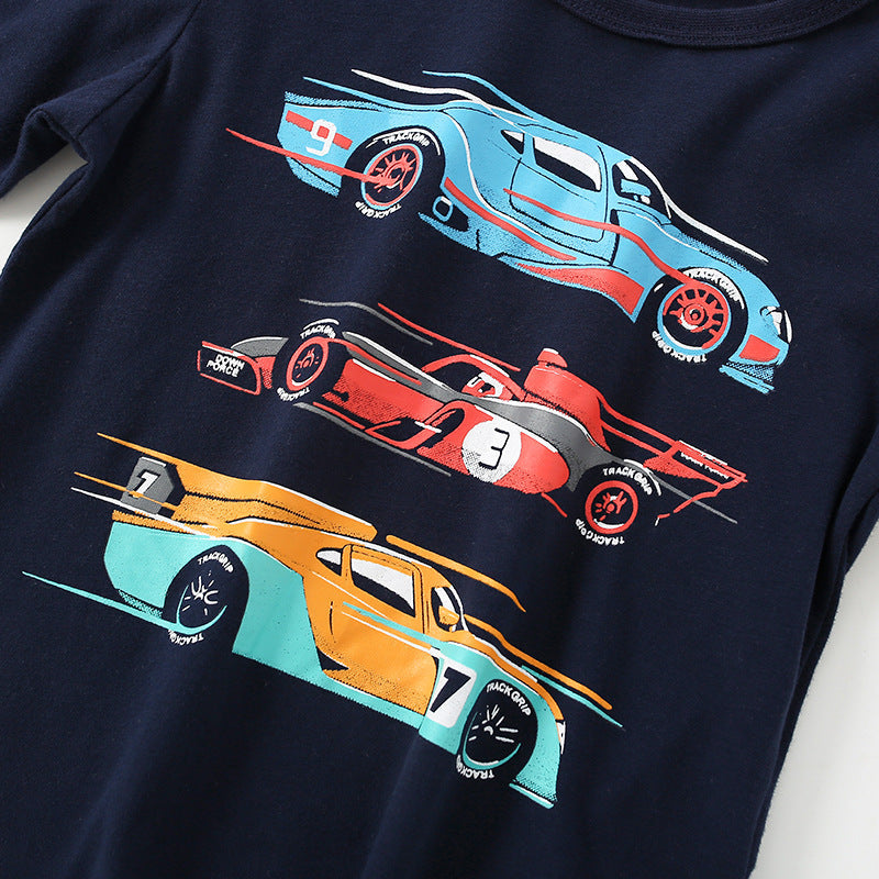 Baby Boy Print Pattern Shirt