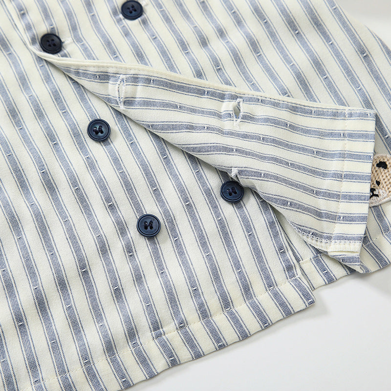 Summer Baby Kids Striped Pattern Top