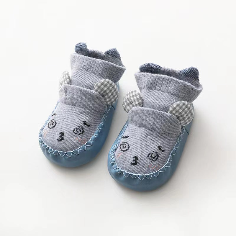 Baby Cartoon Embroidered Non-Slip Toddler Shoes