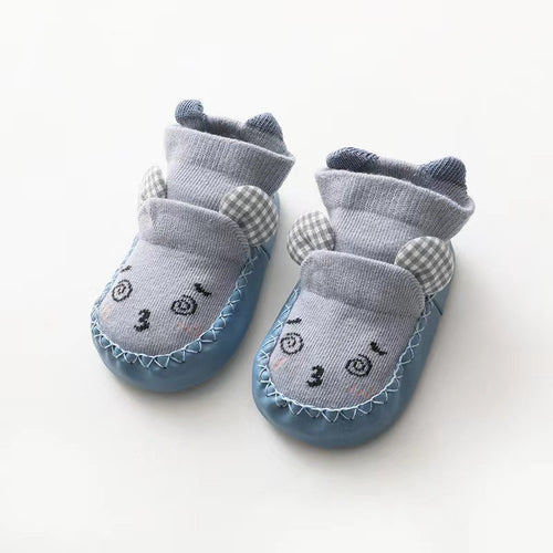 Baby Cartoon Embroidered Non-Slip Toddler Shoes