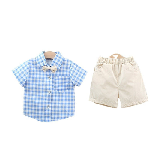 Summer Baby Turn-Down Collar Short