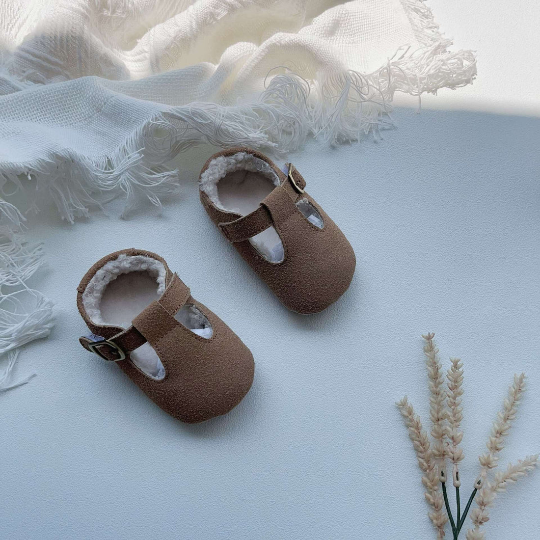 Baby Girl Plush Warm Anti-Slip Shoes