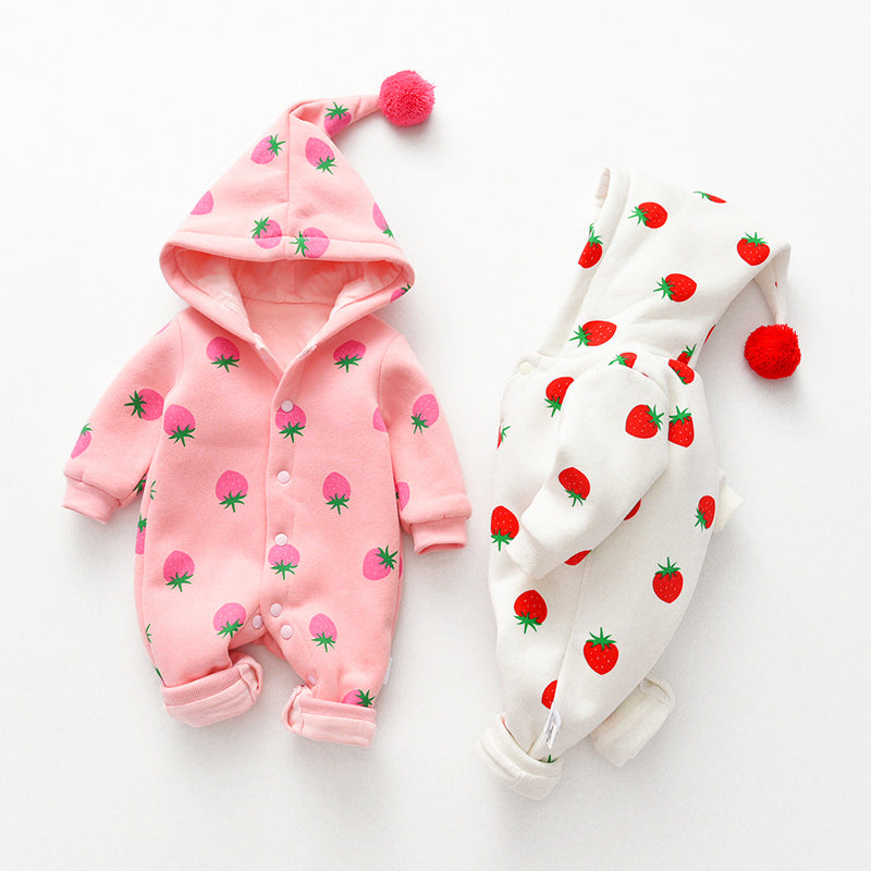 Baby Girl Quilted Romper
