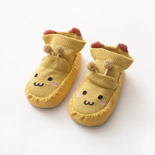 Baby Cartoon Embroidered Non-Slip Toddler Shoes
