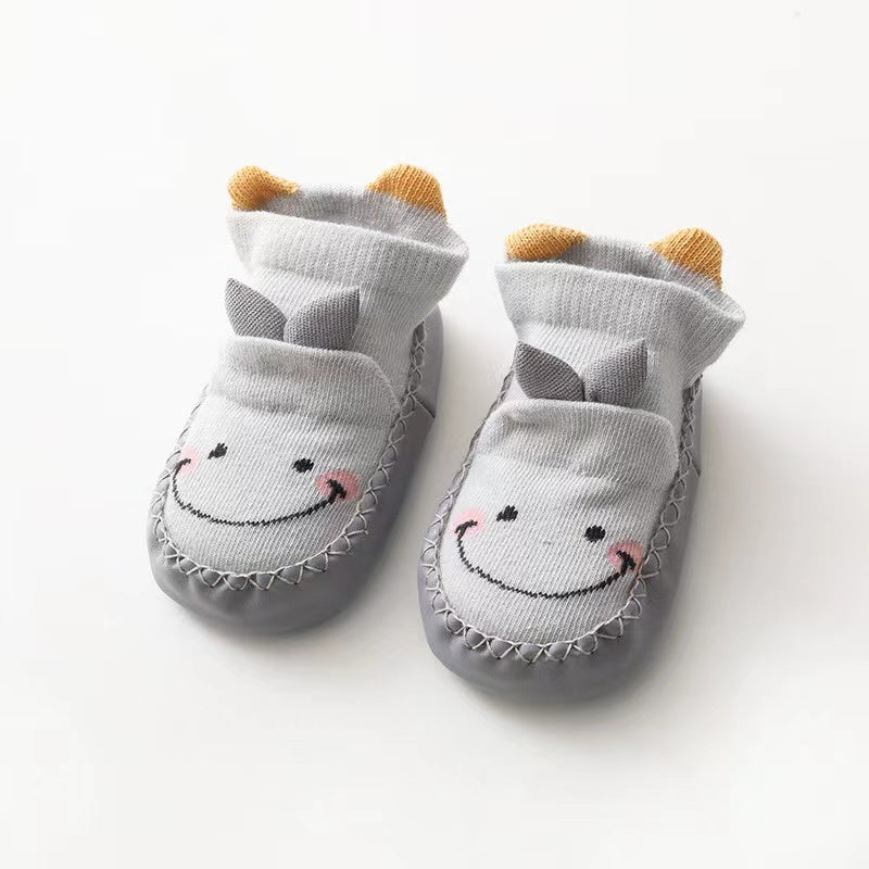 Baby Cartoon Embroidered Non-Slip Toddler Shoes