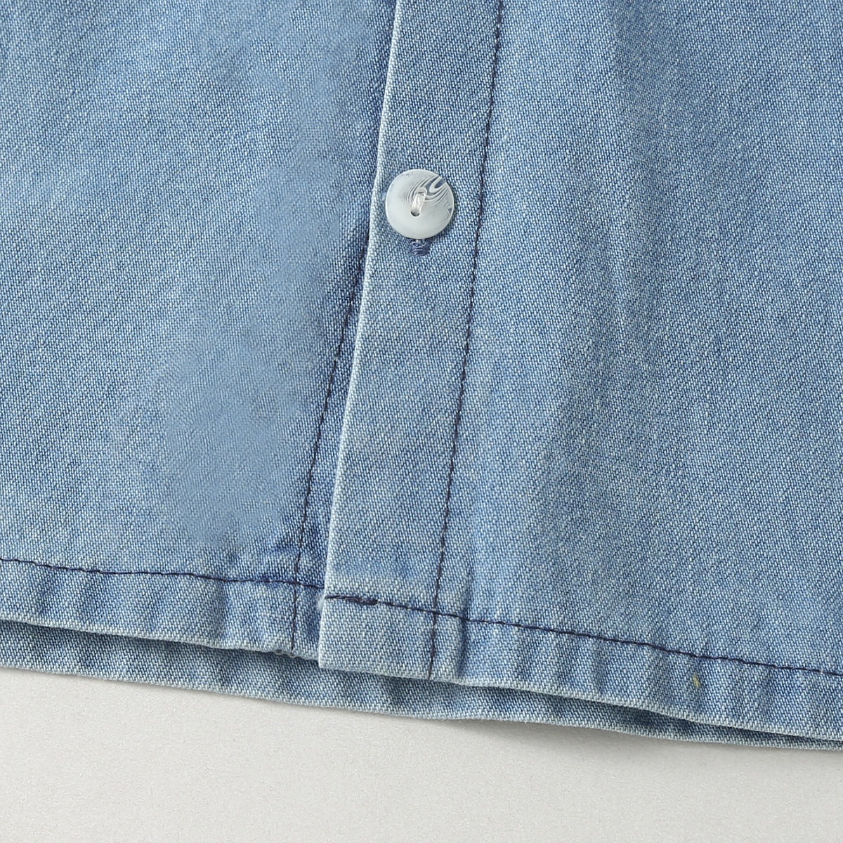 Baby Solid Color Butoon Shorts