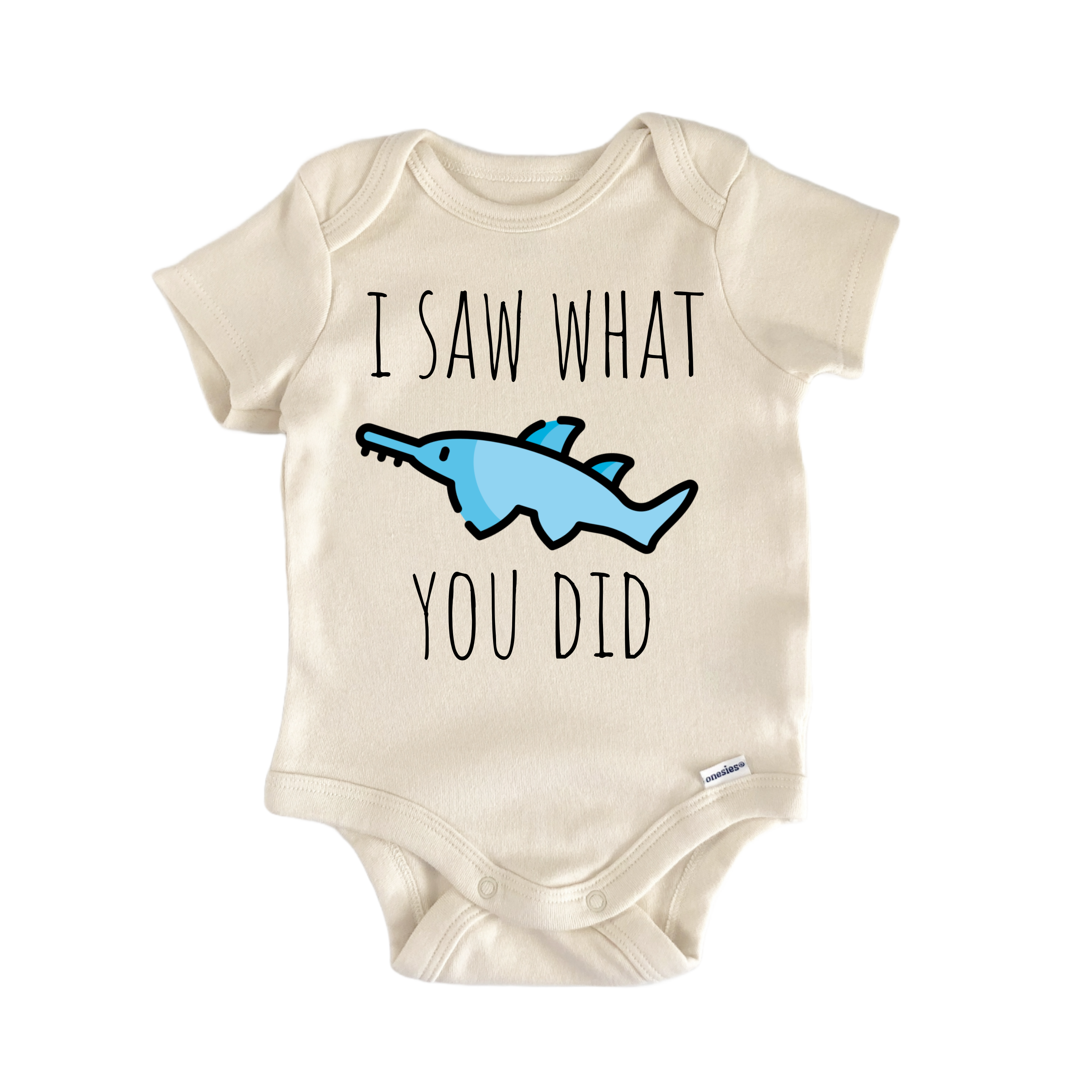 Sawfish Shark Fish Ocean Baby Bodysuit